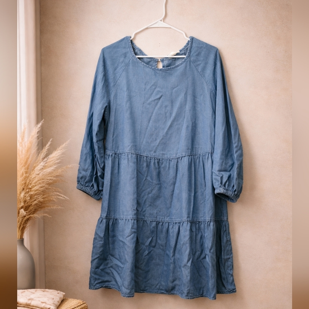 NWOT beachlunchlounge Medium Blue Midi Dress